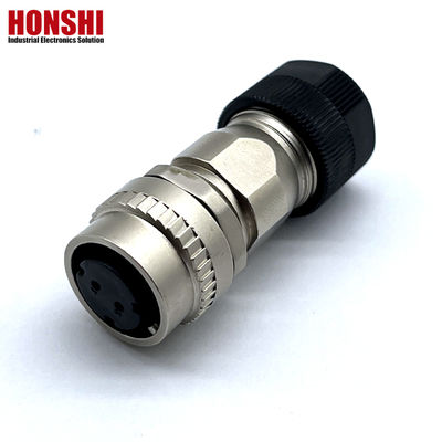 DDK CM10 Serisi Su geçirmez Erkek Kadın Bağlantısı Çinko Alaşım Kabuklu 2 Pin / 10Pin Bakır Terminalleri Ve Dayanıklı Tasarımı