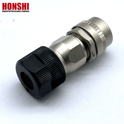 DDK CM10 Serisi Su geçirmez Erkek Kadın Bağlantısı Çinko Alaşım Kabuklu 2 Pin / 10Pin Bakır Terminalleri Ve Dayanıklı Tasarımı