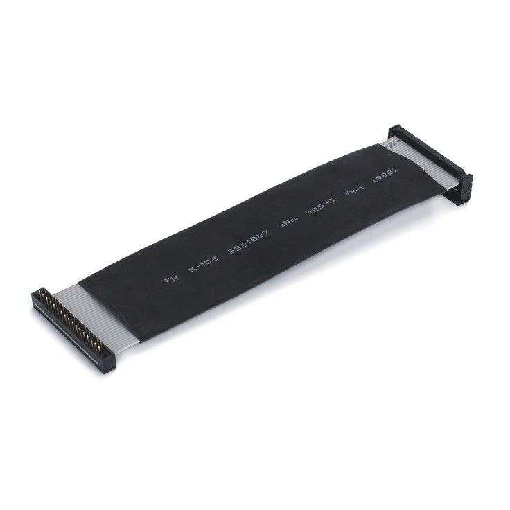 2.54mm Elektrikli IDC Düz Kurdele Kablosu 20 Pin AWM 2651 VW-1 105C 300V 28awg