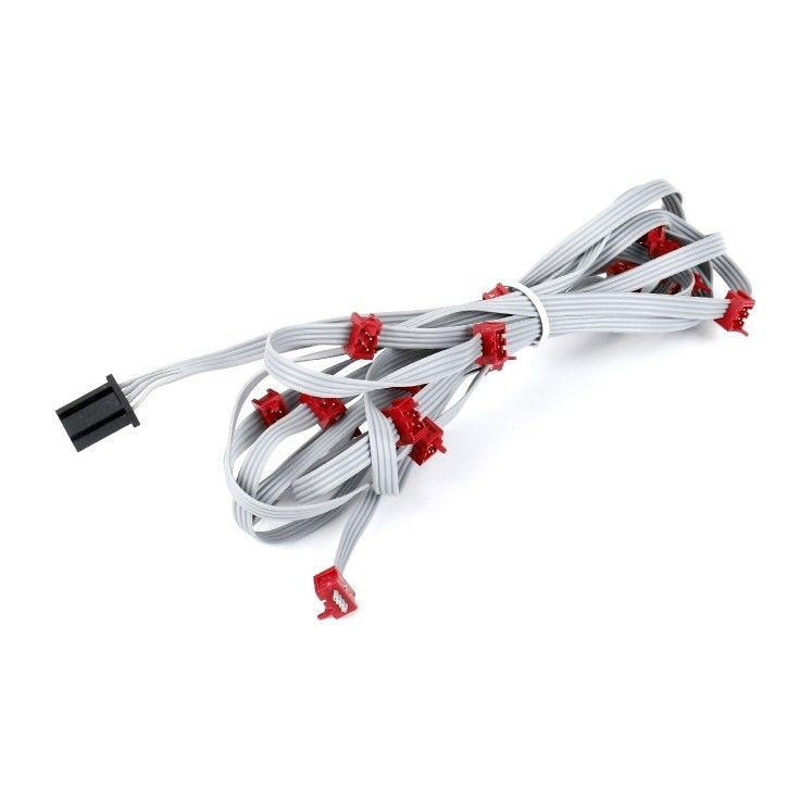 PVC Polyester 28AWG Düz Kablo 1.27mm Mikro Bağlantı 8 Pin IDC Kablo
