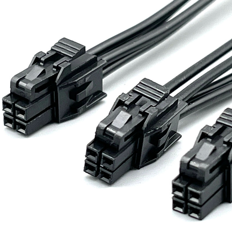 Özel Molex Nano Fit 2.5 4 Pin Bağlantı Elektrik Kablo Harness Montajı
