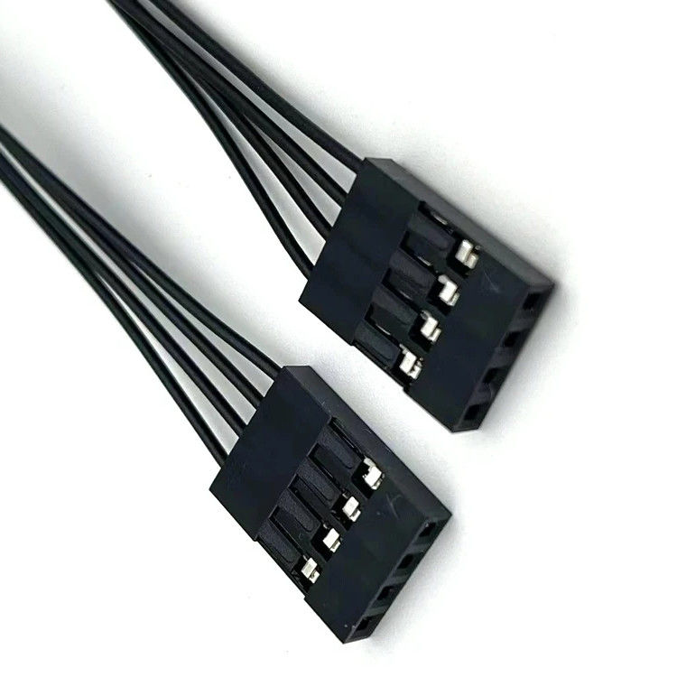 Özel Uzunluklu Elektrikli Tel Bağlantısı Dupont 4 Pin To JST SH 1.0 4 Pin Bağlantısı