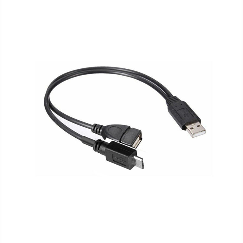 USB 2.0 Splitter A Erkeğe Kadına Micro B USB C Kablosu Cep Telefonları İçin Altın Kaplama