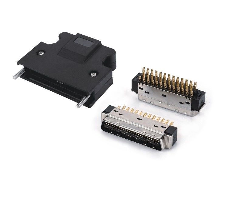 SCSI Bağlayıcısı 14 20 26 36 50pin Lehimli Erkek SCSI Bağlayıcısı Vuruşlu Tip
