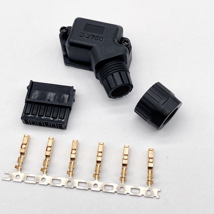 Altın kaplama Servo Motor güç fiş 4 Pin 5 Pin Fosforlu Bronz temas malzemesi