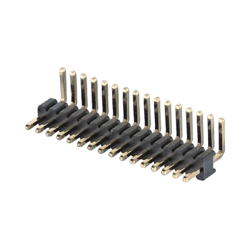 1.27mm Pitch Right Angle Board To Board Connector 2 - 50 Pin Bakır Pin Başlık Bağlantısı