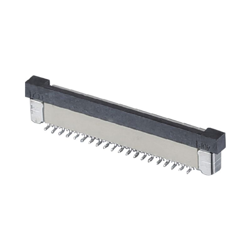 4 - 60 Pin FPC Kablo Bağlayıcısı 0.5 / 1.0mm Pitch SMT ZIF DIP Tipi Üst Alt PA9T Plastik