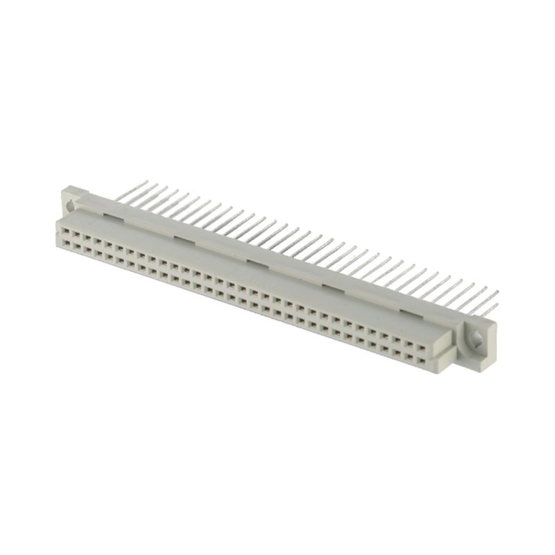 Düz Kadın 2 Satır DIN 41612 Bağlantı 64 Pin Dikey PCB Değerli Akım 3A