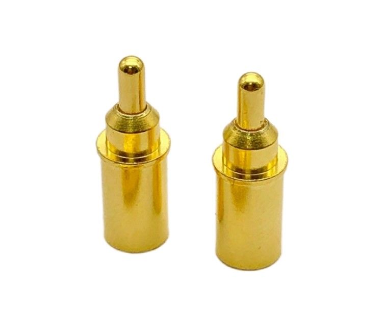 DC12V 2A 6.0mm POGO Pin SMT Altın Kaplamalı Pogo Pin Pad Bakır Bağlantısı