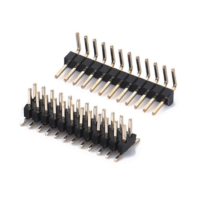 2.0mm Pitch H2.0mm Tek Satırlı Pin Başlık Bağlantısı 1 - 40 Pin Sağ Köşeli Dip