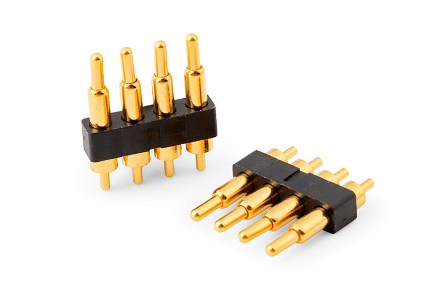 2.54mm Pitch Pogo Pin Connectors Bahar yüklü H7.75mm PCB bağlantısı için
