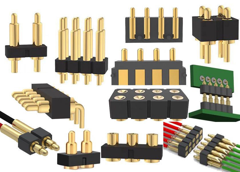 1x3P DIP Pogo Pin Bağlantısı Bahar yüklü 2 Pin - 40 Pin 2.54mm Pitch