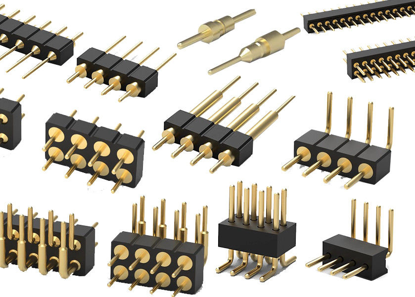 1.27mm 2.0mm 2.54mm Yuvarlak Pin Başlığı PCB Bağlantısı İşlenmiş Pin Başlığı SMT Tipi