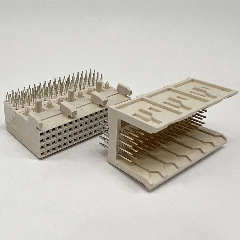 Sert Metrik Bağlantılar 2.0mm 24pin 48pin 72pin 96pin Press-Fit Tipi DIN41612 Euro bağlantısı