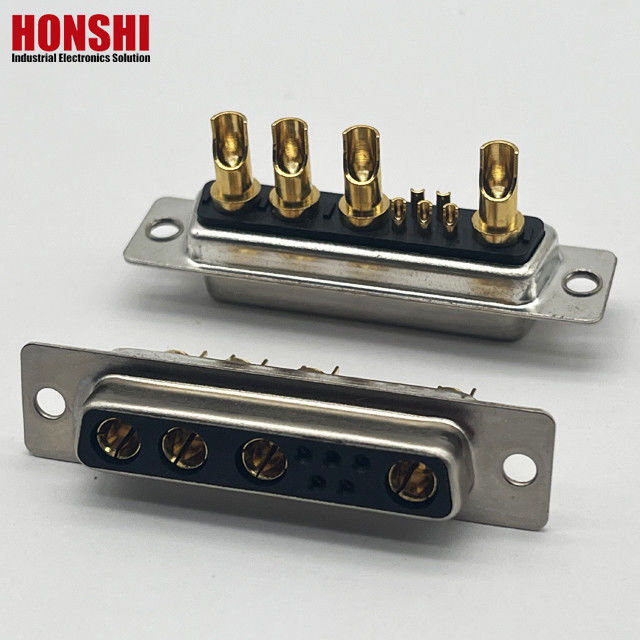 D-SUB 9W4 Kadın Altın Pin Lehimleyici Tel Tipi Bağlantıları 10A 20A 30A 40A