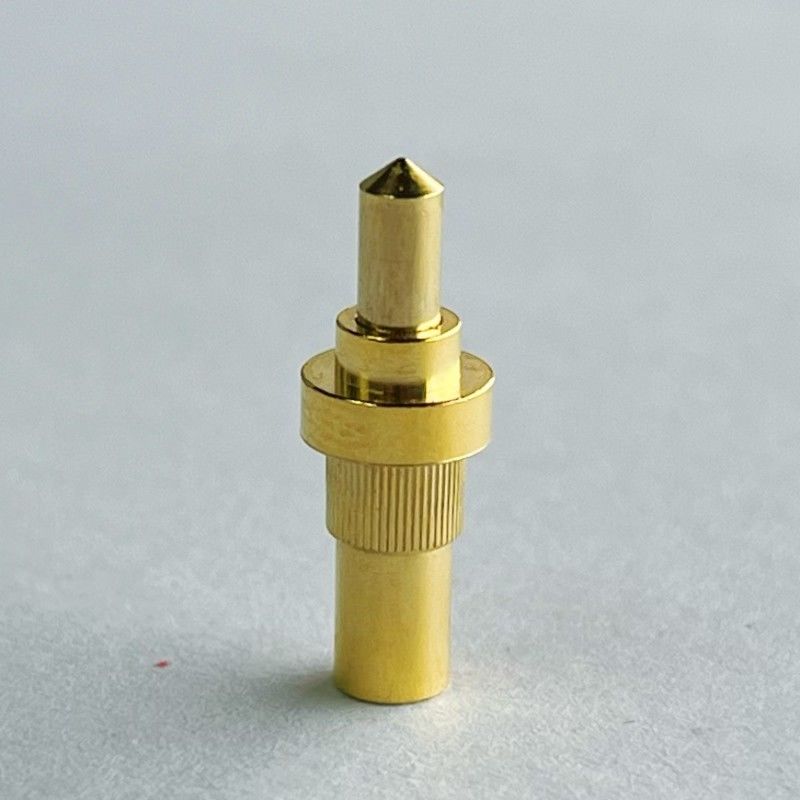 Hızlı Numune Teslimi Pirinç C3604 Pogo Pin Konnektör Yay 1A 3A 10A Altın Bakır M8 M4 M3 M2 Vida İletken Diş Test Pini