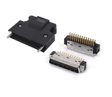 SCSI Connector 14 20 26 36 50pin Solder Male SCSI Connector With Screws Type