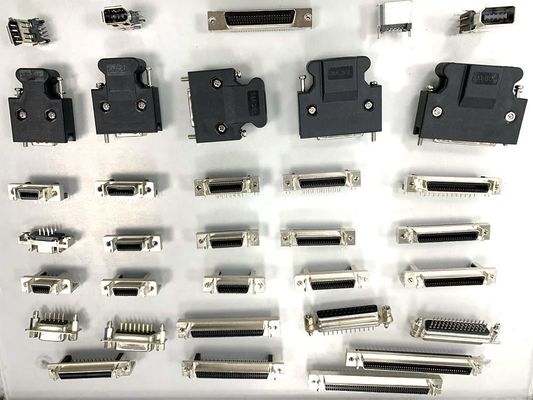 SCSI Connector 14 20 26 36 50pin Solder Male SCSI Connector With Screws Type