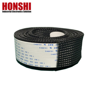 Özel Flat FFC Ribbon Kablosu UL20624 80c 60v 40 Pin FPC Kablosu Otomobil için
