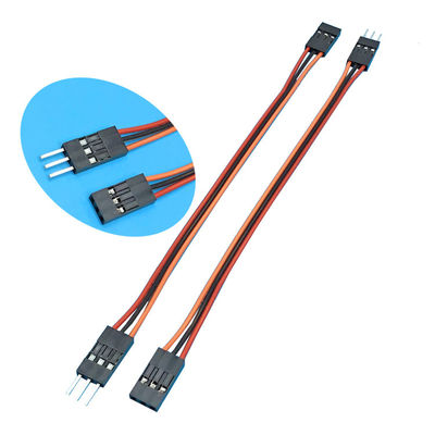 24AWG 3 Pin Dupont Elektronik Tel Bağlantısı Kadın ve Erkek 2.54mm Bağlantısı