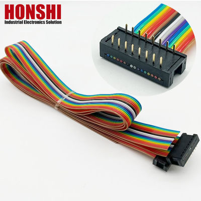 DIP 2.54x7.62mm Düz Kablo Elektrik Kablosu Takıma Bağlayıcı Düz Kablo Bağlantısı