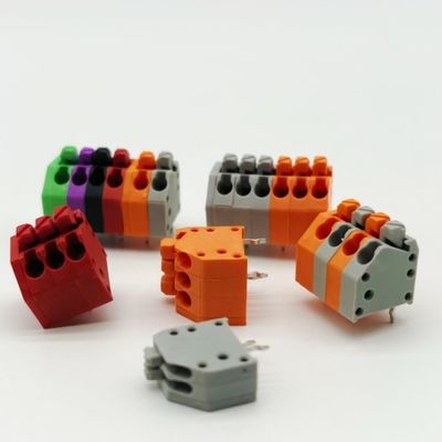 2.5mm 3.5mm vidasız terminal bloğu bağlantısı PCB yaylı terminal blokları