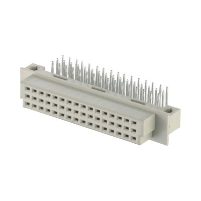 48 Pin Din 41612 Bağlantı 2.54mm Sağ açılı Kadın Bağlantı 3*16Pin delikten