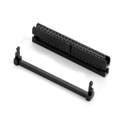 2.0mm Pitch IDC PCB Connector 6 - 64 Pin Siyah Kadın Soket Düz Kablo FC Soket