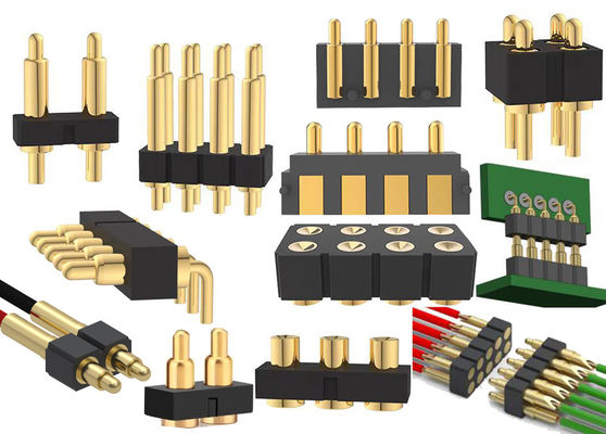1x3P DIP Pogo Pin Bağlantısı Bahar yüklü 2 Pin - 40 Pin 2.54mm Pitch