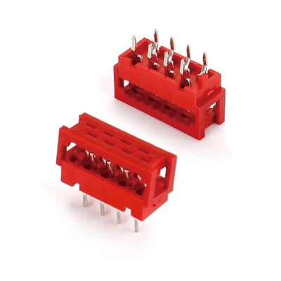 Kırmızı TE 215083 Micro-Match Flat Ribbon Kablo IDC 4/6/8/10/16/18/20 Pin Bağlayıcısı
