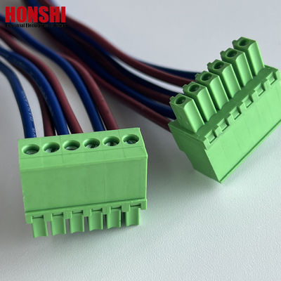 3.5mm Kadın Bağlanabilir Terminal Blok Tel ve Kablolar Montaj Üretici Kablo Harness