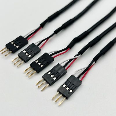 Özel 2.54mm Dupont Line Erkek Kadın Jumper Kablo Harness Dupont Kablo 15cm Siyah